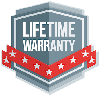 Lifetime warranty badge